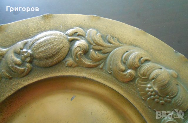 АВТОРСКА мемориална чиния БРОНЗ 1942 г. ВТОРА СВЕТОВНА ВОЙНА !!!, снимка 2 - Колекции - 26771306