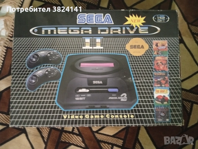 Конзола Sega mega drive 2 със 4 дискети
