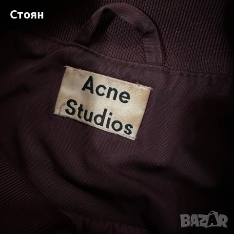 Acne Studios Aude Long Bomber Jacket, снимка 3 - Якета - 51719505