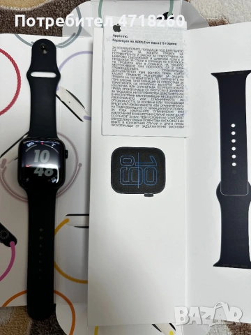 Apple Watch SE 3 44mm Midnight – отлично състояние, снимка 5 - Мъжки - 53214827