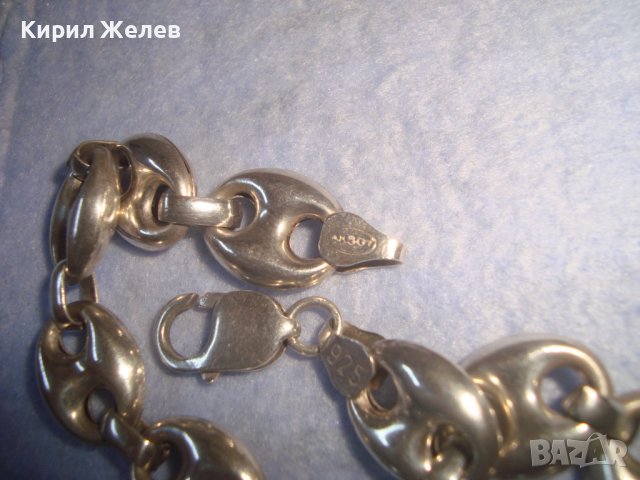 ПРЕКРАСНА МАРКОВА СРЕБЪРНА ВИНТИДЖ АРТ ГРИВНА СРЕБРО 925 РЕТРО ПЛЕТКА 27817, снимка 10 - Гривни - 38323324