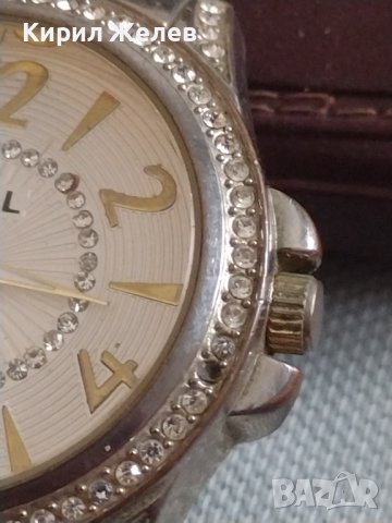 Модерен дизайн дамски часовник RITAL WATER RESIST QUARTZ с кристали 41739, снимка 4 - Дамски - 43892761