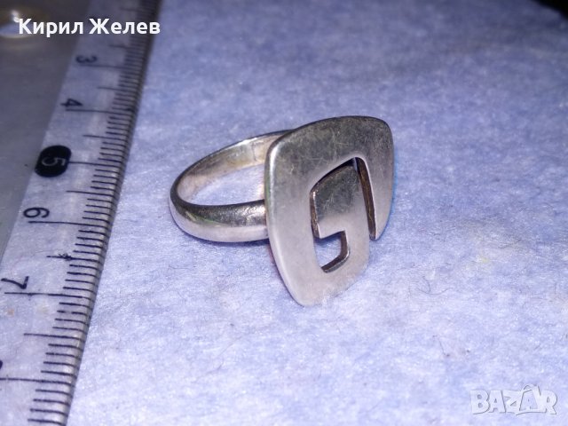 ДИЗАЙНЕРСКИ ФЕШЪН АРТ СРЕБЪРЕН ПРЪСТЕН СРЕБРО 925 ПРОБА 36593, снимка 7 - Пръстени - 39979808
