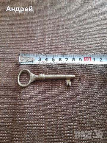 Стар метален ключ #11, снимка 2 - Колекции - 52585923