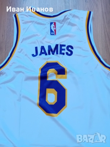 Чисто нов оригинален екип на Los Angelis Lakers - LeBron James, снимка 2 - Баскетбол - 51700854