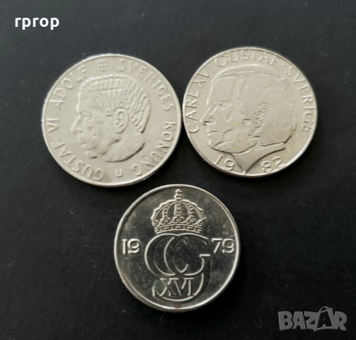 Монети. Швеция. 3 бройки., снимка 4 - Нумизматика и бонистика - 35358353