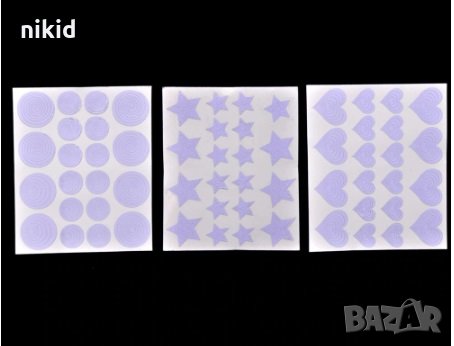сет 12 вида ФРЕНСКИ МАНИКЮР лепенки за нокти маникюр, снимка 4 - Продукти за маникюр - 26485942