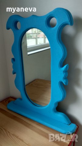 Старо огледало с масивна, дървена рамка, снимка 6 - Огледала - 36647060