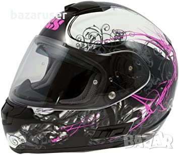 Дамска Каска за Мотор iXS HX 215 Curl Размери: XS – S – M, снимка 3 - Аксесоари и консумативи - 32972127