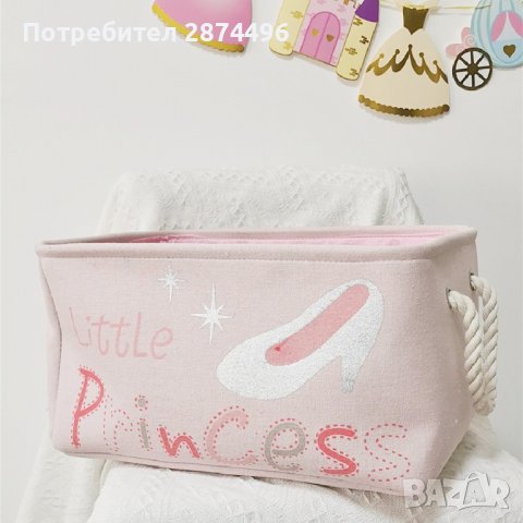 3235 Голям детски кош за играчки и текстил за момичета, снимка 3 - Други - 36735406