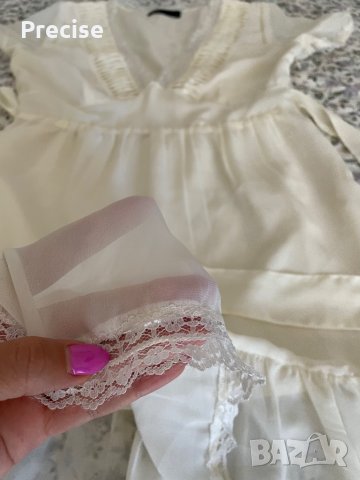 Официална бяло кремава рокля , снимка 14 - Рокли - 37465709