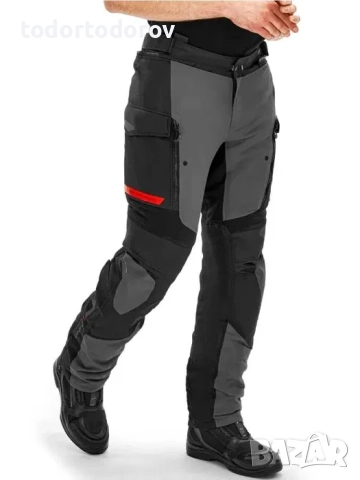 Мъжки текстилен мото панталон SHIMA DUNE WP Red/Gray, снимка 4 - Аксесоари и консумативи - 51514747