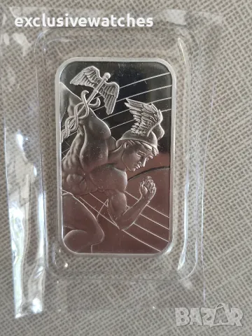 1 тройунция Sunshine Minting Mercury 999 чисто сребро, снимка 6 - Нумизматика и бонистика - 47677112