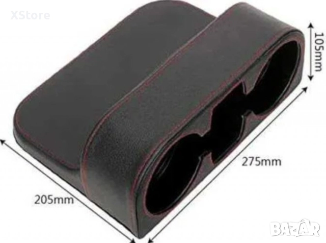 Органайзер - Поставка за чаши и телефон с кожено покритие за кола, снимка 7 - Аксесоари и консумативи - 52481989