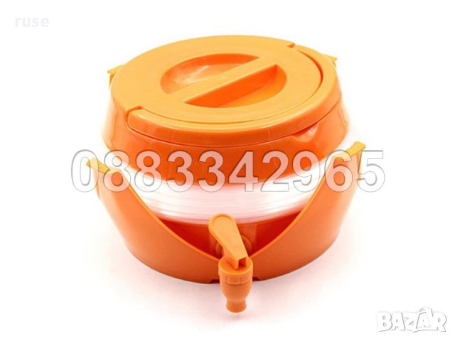 НОВ! Сгъваем диспенсър за вода 3,5L, снимка 6 - Други стоки за дома - 35460601