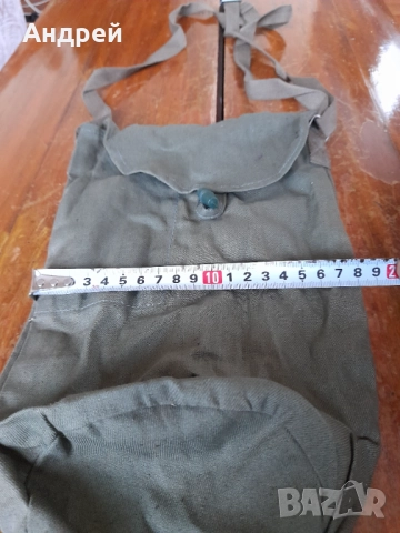 Стара брезентова торбичка #2, снимка 2 - Антикварни и старинни предмети - 52122828