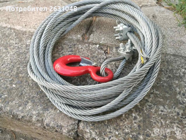 стоманено въже за теглене, снимка 3 - Аксесоари и консумативи - 38032217