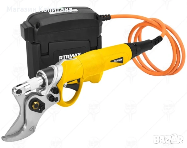 Акумулаторна градинска ножица, безчеткова RTR MAX, 36 V, 45 мм, с батерия 5,2 Ah, снимка 2 - Градинска техника - 53253496