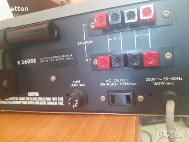 LUXMAN L&G Solid State Stereo Receiver R-3600, снимка 10 - Ресийвъри, усилватели, смесителни пултове - 37843452