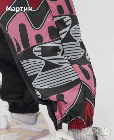 Дамско долнище Nike Sportswear High-Rise Woven Joggers(loose fit) - размер S, снимка 4 - Спортни екипи - 40677436