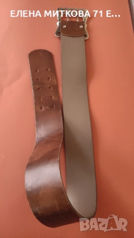 Два широки колана от естествена кожа с масивни токи, снимка 12 - Колани - 52334521