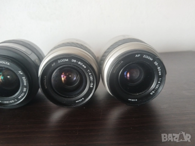 Обективи MINOLTA 70mm:80mm:200mm Japan, снимка 17 - Обективи и филтри - 48374213