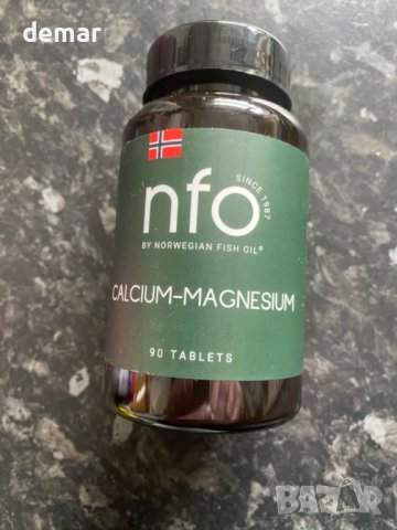 NFO калций-магнезий [90 таблетки], норвежки натурален комплекс, снимка 11 - Хранителни добавки - 43429275