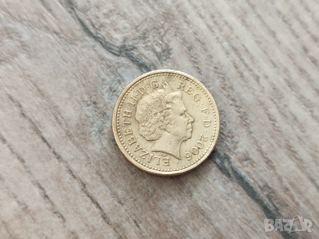 Монета 2006 Великобритания 1 pound (Egyptian Arch Bridge) - Elizabeth II, снимка 3 - Нумизматика и бонистика - 52124056