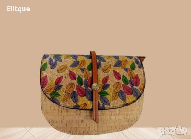 Интересна дамска чанта  на листа, снимка 4 - Чанти - 52854809