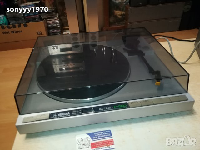 YAMAHA P-500 MADE IN JAPAN-ВНОС SWISS 2811231229, снимка 3 - Грамофони - 43179936