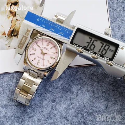 Дамски часовник Rolex Oyster Perpetual Pink с автоматичен механизъм, снимка 5 - Дамски - 47965824