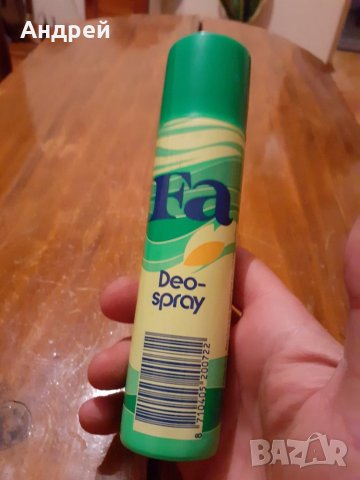 Стар дезодорант FA, снимка 2 - Други ценни предмети - 28186614