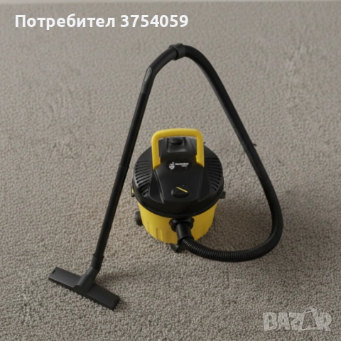 Мощна прахосмукачка за сухо и мокро почистване с 10L контейнер, снимка 4 - Прахосмукачки - 53124953