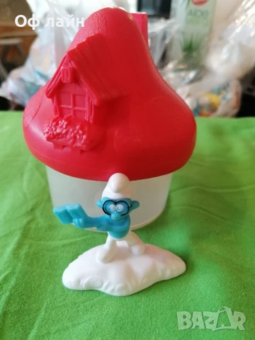 Сет смърфска къща със смърфове, снимка 4 - Фигурки - 51224430