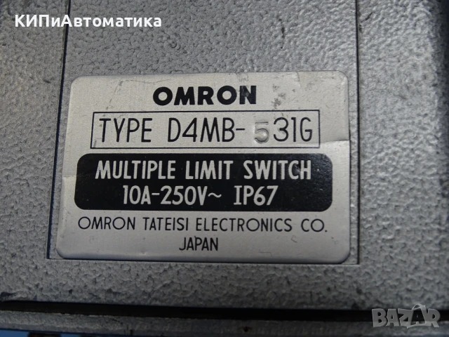 позиционен изключвател Omron D4MB-531G multiple 6-position limit switch, снимка 4 - Резервни части за машини - 50505215