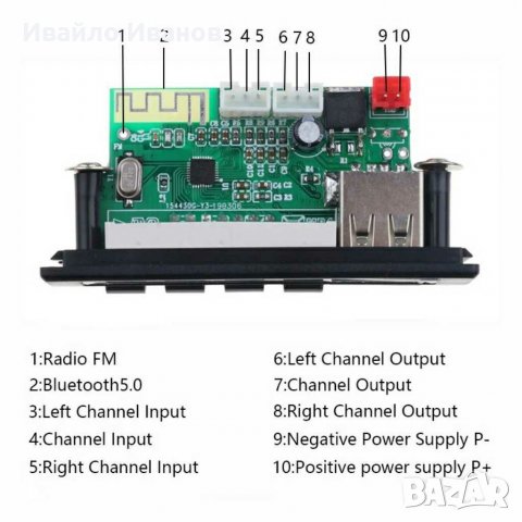 Мини Мултимедия за вграждане 5~12V + аксесоари - цени от 3лв., снимка 5 - Други - 28889298