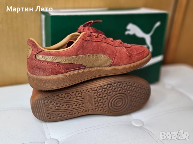 Кецове PUMA Palermo POP N38 24 cm Естествена кожа, снимка 3 - Кецове - 53157379