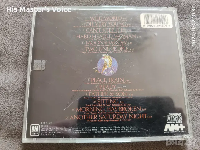 Cat Stevens - Greatest Hits CD, снимка 2 - CD дискове - 48632998