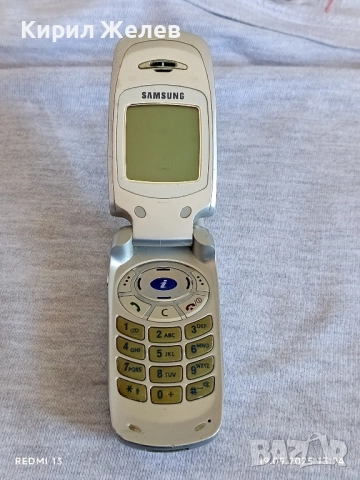 Ретро телефон GSM SAMSUNG A800 рядък за КОЛЕКЦИЯ ДЕКОРАЦИЯ 51392, снимка 9 - Samsung - 51767877