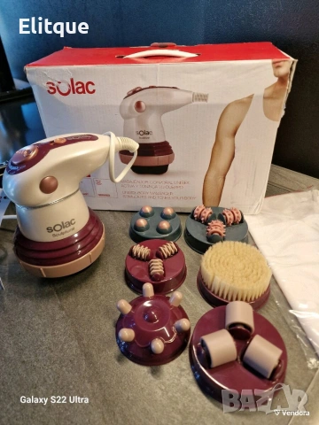 💆‍♀️ Инфрачервен антицелулитен масажор с 4 сменяеми глави 💆‍♂️