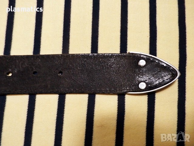 оригинален италиански кожен колан, снимка 10 - Колани - 38921284