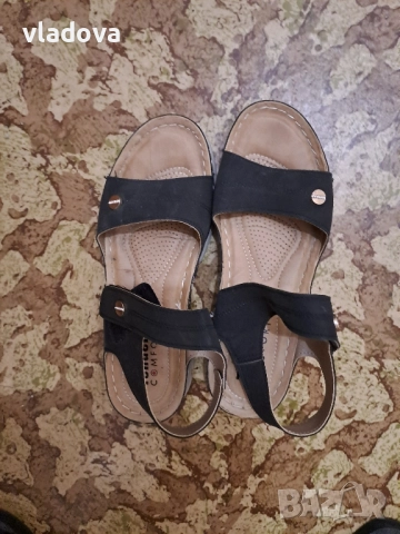 Дамски сандали номер 38,стелка 25 см, снимка 5 - Сандали - 51466313