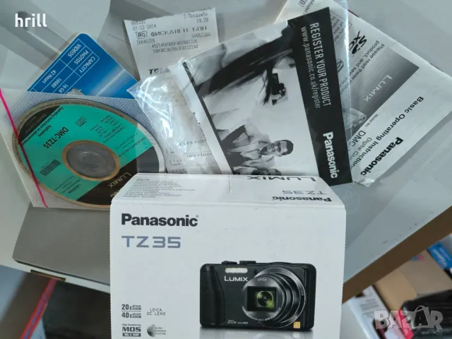 Дигитална камера Panasonic за фото и видео, като нова, снимка 2 - Фотоапарати - 48393625