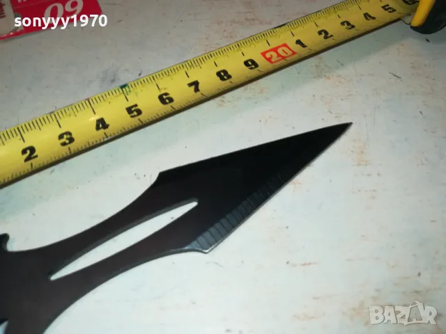 НОЖ-КАМА 20СМ С ЧЕРВЕНА ОПЛЕТКА 1303250736, снимка 14 - Ножове - 49473685