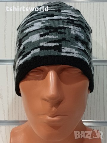 Нова зимна камуфлажна шапка, снимка 2 - Шапки - 35425254