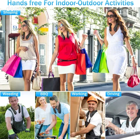 Вентилатор за врата с 3 скорости, снимка 2 - Други стоки за дома - 49828102