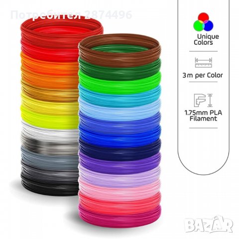 3231 Консуматив за 3D писалка  в различни цветове, снимка 8 - Други стоки за дома - 36735344