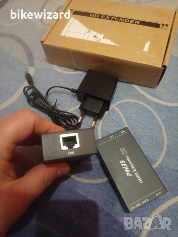 Pway PW-HT202PG HDMI удължител през Ethernet 1080p@60Hz, 3D, през единичен Cat5e/Cat6/Cat 7 НОВО, снимка 11 - Кабели и адаптери - 53501757