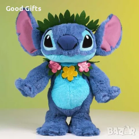 Интерактивен плюшен Стич- песни и танци Aloha 38 см щура радост, снимка 4 - Плюшени играчки - 50405581