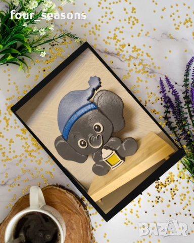 Слонче - интарзия